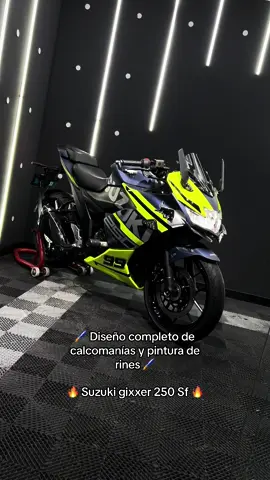 Diseño tipo racing 🖌️ / suzuki gixxer 250 Sf 🔥 #viral #fy #gixxer #moto #suzuki #wrap #diseño #diseño #racing 