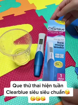 Không chỉ biết được bạn có thai mà còn biết được bạn có thai bao nhiêu tuần #quethuthai #clearblue #quethuthaiclearblue #quethuthaituan #clearbluehowmanyweeks #clearbluehientuantuoi #quethuthaitruoc6ngay           shopee.vn/oanluyen
