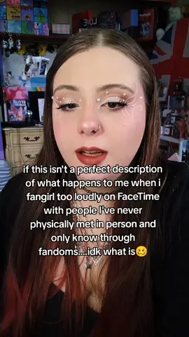 im so sorry if you've ever had to listen to me fangirl. #trinityrry #fangirl #fypシ #fairymakeuplook 