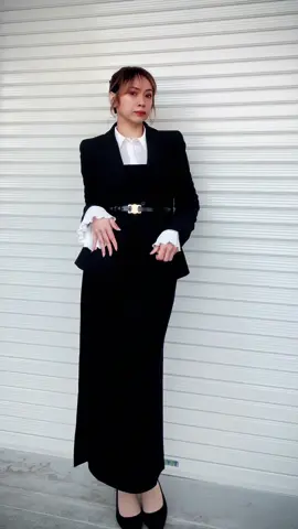 The Vibe🖤🤍 #suits #workwearstyle #fashion #outfitinspiration #OOTD #gradday🎓 #foreignerinjapan #lifeinjapan #osaka #fashiongram #AnneMazing_u #followforfollowback #zarablazer #hmdress 