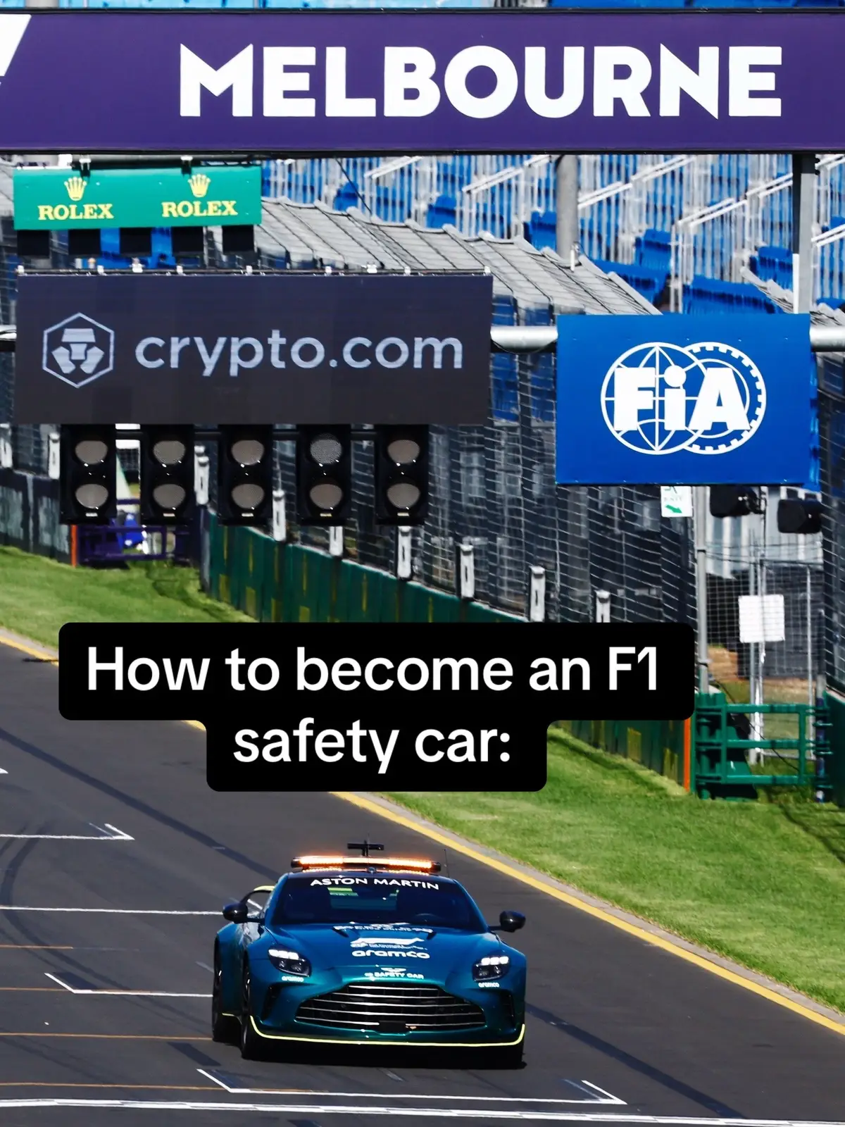 You good? 😅 #F1 #Formula1 #f1safetycar #Motorsport #astonmartinf1 #astonmartin 