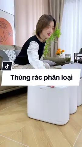 Thùng đựng rác đa năng phân loại rác khô và rác ướt rất tiện ích & tiện lợi cho mọi nhà. Rất phù hợp khi ngồi thưởng thức trà_|•!!! #giadungtienich #giadungthongminh #tienich #thungdungrac #thungdungracthongminh #thungdungracsangtrong #thungphanloairac