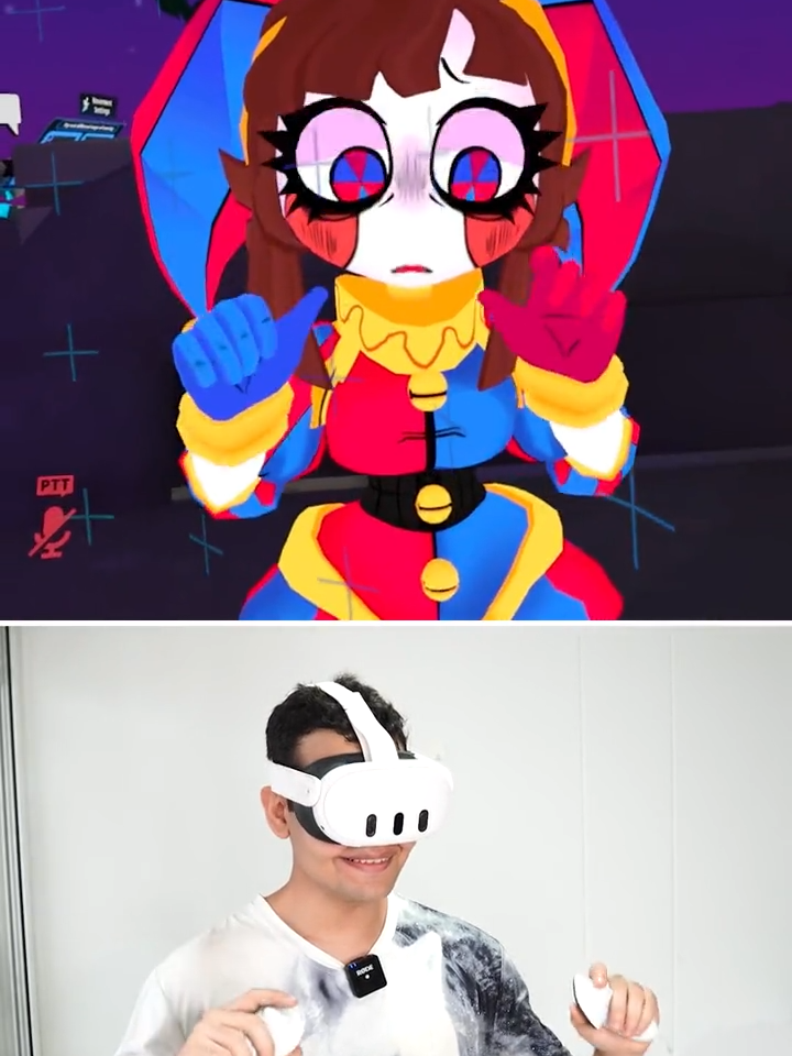 Eso no es de Dios 👿 #digitalcircus  #leunam  #vr  #theamazingdigitalcircus  #realidadvirtual  #vrchat #pomni #humor #meme