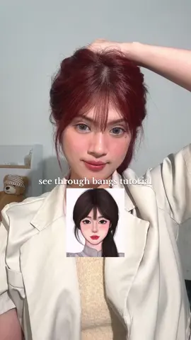 See through bangs tutorial ✨💇🏻‍♀️ Hope this video helps 🫶🏻 #bangstutorial #koreanbangs #haircut #hairtutorial #fyp #foryourpage 