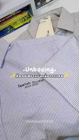 Áo Sơ Mi Ngắn Tay Teelab Local Brand🔥 #minhlaanh0410 #unbox #unboxing #review #xuhuong #xuhuongtiktok #viralvideo #xh #aosomi #aosomingantay #teelab 