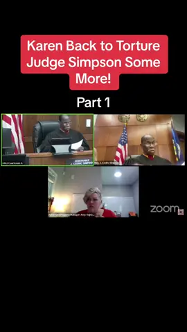 Karen Back to Torture Judge Simpson Some More! #police #cops #foryou #fyp #foryoupage #duet #capcut 