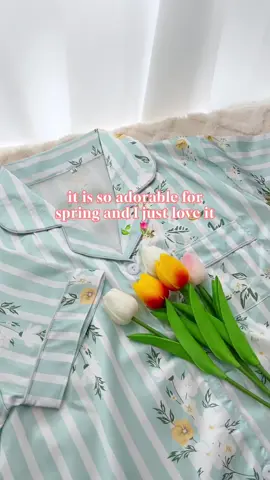 My heart is so happy rn.💕new pretty springlooks of my pjs🍃✨#fyp #tiktokmademebuyit #springsale #spotlight #pajamas 