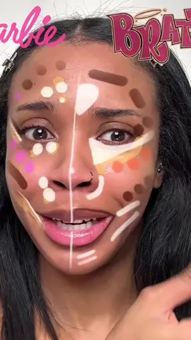 BARBIE vs BRATZ Makeip Filter!💄 #makeup #barbie #bratz 