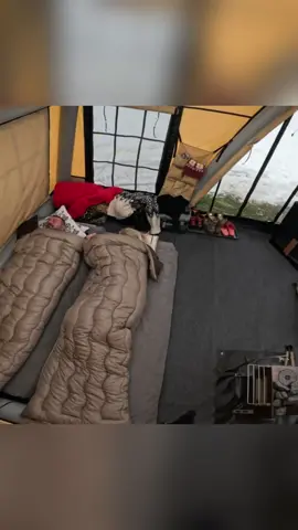 camping with tiny house inflatable tent 2 #bushcraft  #camp  #camping  #survival  #shelter  #wildlife  #Outdoors  #outdoor  #viralvideos  #fyp  #foryou