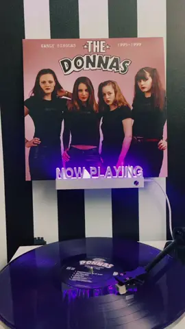 Out with the old, in with the new 💜 #thedonnas #90s #90smusic #90spunl #punkgirl #punkrock #poppunk #vinylcollector #vinyl #vinyltok #vinyltok #recordplayer #growth 
