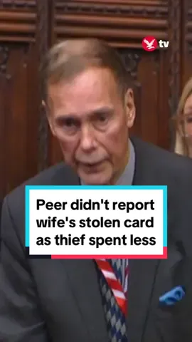 A peer has revealed he 