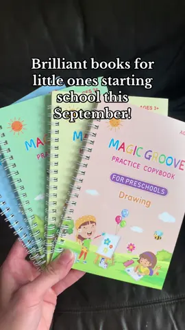 Can’t recommend these enough!! #learningtowrite #markmaking #schoolstarter #preschoolers #writingbooks #magiceraser #magicpen #reusabledrawingbook #alphabet #math #drawing #numbers #letters #learning #educational #school 
