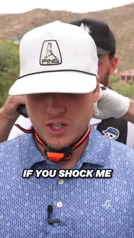Loser of the hole wears a shock collar #fyp #foryou #golf #golftiktok #golftok 
