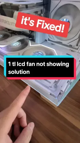 Replying to @lukehicks179 IT worked! thanks to reddit and tiktok I have fixed all my pc issues!  I'll showcase the new pc build in a upcoming video!!!  #lianli #pcbuild #tllcd #fyp #foryou 