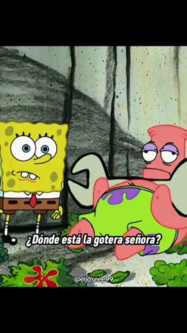 ¿Dónde está la gotera señora? #comedia #humor #bobesponja #fy #Viral #eljoseee99 #humor #comedia #bobesponja 