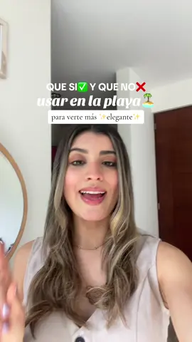 Para todas las que se van a la playa estas vacaciones🏖️ Algunas cosas que puedes sustituir para verte más elegante✨ #elegante #estiloelegante #elegant #stylish #beachoutfits #outfitsplaya #playa #vacaciones #semanasanta #beachfashion #beachootd #styletips #tipsdeestilo 
