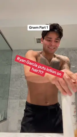 Ryan Garcia’s hair routine #flycrunch #blowthisup #fypシ #xyzabc #ryangarcia #hair #grwm #routine #foryoupage 
