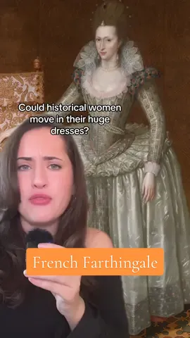 Women in the 16th and 17th centuries wore huge skirts called French farthingales, but could they actually move in them? And why did men hate them? Sources used - ‘The Royal Wardrobe’ by Rosie Harte (2023) ‘Shaping Femininity’ by Sarah Bendall (2021) #fashionhistory #historytok #maryandgeorge #History #tudorfashion #17thcentury