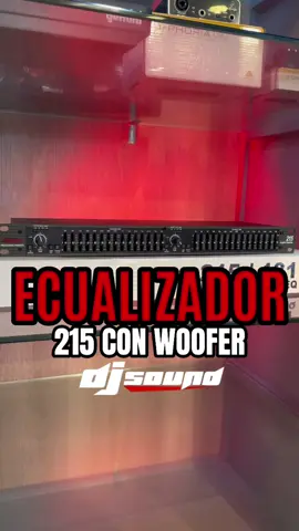 Ecualizador dj sound 215 disponible ccmtiendadelsonido.com