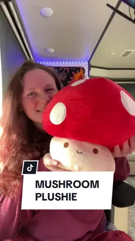 He’s so squishy!!! This mushroom plushie from @Snowolf Plushies is so adorable, soft, and super squishy. Definitely a needed plushie for any cozy gamer. 🍄  #plushies #mushroomplushie #cozygamer 