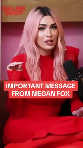 🚨 IMPORTANT MESSAGE FROM MEGAN FOX 🚨