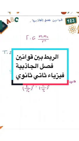 طريقة الربط بين قوانين فصل #الجاذبية #الفصل الاول #فيزياء٢  احكولي استفدتوا ولا لا 🤔💕  #ثاني_ثانوي_مسارات #ثاني_ثانوي #فيزياء #فيزياء٢ #تلخيص_فيزياء #الثانوية #تعليم #المرحلة_الثانوية #فيزياء_اول_ثانوي #تعليم_فيزياء #منصة_شغوف #معلمة_تأسيس_فيزياء #نيوتن #الجاذبية #الجذب_الكوني