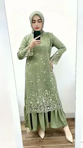 GAMIS BRUKAT TILLE MAXY DRESS #gamis #gamisbrukat #RamadhanExtraSeru #belanjaditiktoklagi #nyobainproduktiktok 