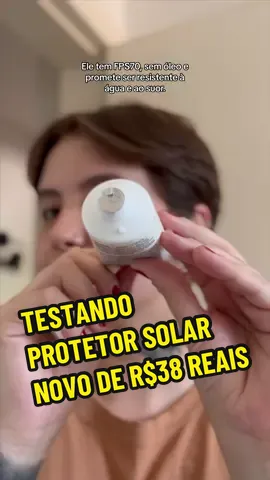 Testei o protetor da Helioderm pela primeira vez e mostrei o resultado de como ele ficou na minha pele no final do dia 👀 #skincare #dicas 