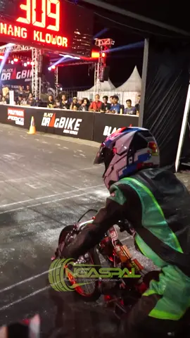 NANANG KLOWOR SLIDING KARENA FAKTOR ASPAL ??? #fyp #dragbike #balapan