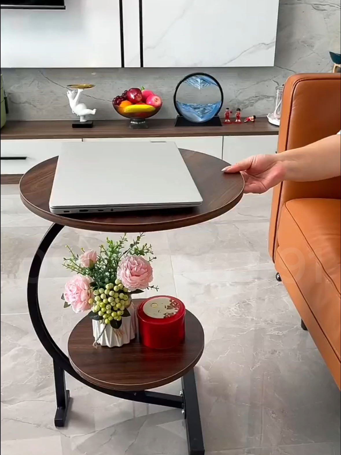 Bàn trà 2 tầng decor phòng khách, phòng ngủ, ban công siêu xinh luôn ạ #noithat #bantra #giadungtienich #goodstore