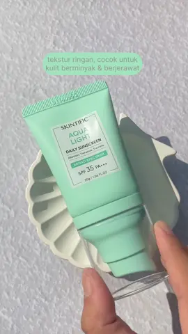 sunscreen aqua light skintific #skintificid #skintific #sunscreen #sunscreenviral #skincareroutine 