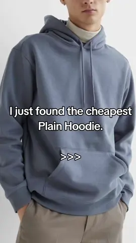I just found the cheapest Plain Hoodie.#outfit #fashion 