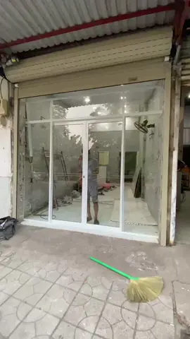 Cửa lùa vách kính nhôm cỏ #nhomco #cualua2canh #nhomkinh #nhomkinhgiare #cualuanhomkinh 