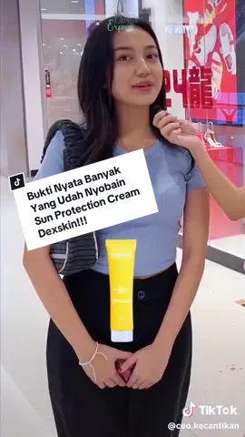 Izin stitch ya kak @CEOKECANTIKAN ini nih bukti kalo udah banyak banget yang cobain Sun Protector Cream dari Dexskin dan jatuh cinta sama produk ini! Udah beribu - ribu review bintang 5!! Kalo gak percaya, kamu cek aja live nya @Angel Derma Express dan buktiin sendiri! #fyp #dermaexpress #cakepterjangkau #xyzbca #dexskin #sunscreen 