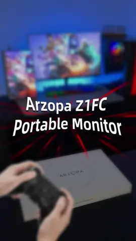 I finally received my own portable monitor😍, can't believe it's free shipping.😱 Bro you really need to get this💯🎮 #arzopa #portablemonitor #gamer #productreview #1080p 