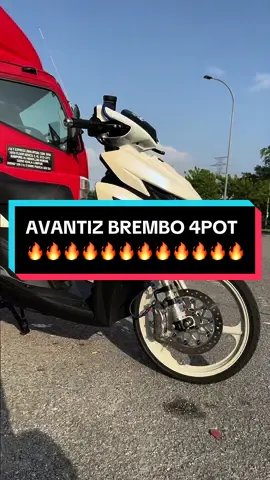 YAMAHA AVANTIZ PEMASANGAN BREMBO 4POT M3 K50 ☑️ #avantiz #solariz #brembo #pprracing 