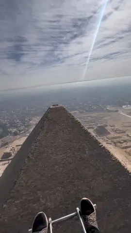 @_josiechialee_  flying high above the pyramid like a dream! ✨ Take our travel personality quiz now for a customized itinerary. Link in bio! 💡  Did you know the Great Pyramid of Giza is the oldest of the Seven Wonders of the Ancient World and the only one still largely intact today? 🏛️ 📍 Egypt 🎥: @_josiechialee_ Credits to respective owner. DM for removal  #travel #travelling #paragliding #lifetimeexperience #pyramids #egypt #livinginthedream