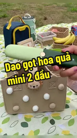 Dao gọt hoa quả mini 2 đầu 