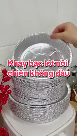 Khay bạc lót nồi chiên không dầu tiện lợi #khaybaclotnoichien #khaybacnoichienkodau #khaybaclotnoichiensize22cm #khaybac #khaybaclotnoichienkhongdau #giadungtienich 