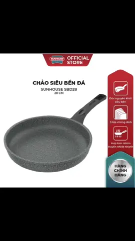 Chảo đá chống dính siêu bền Sunhouse, hợp kim nhôm truyền nhiệt nhanh.#hueniareview #review #LearnOnTikTok #muataitiktok #xuhuongtiktok #sunhouse #chaochongdinh 