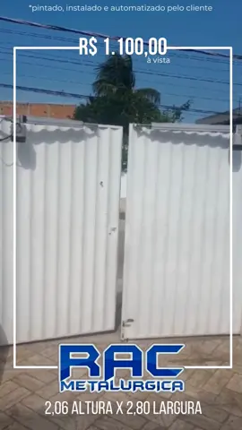 Sim, é possível automatizar o portão de abrir em duas bandas! Olha que espetáculo ficou o portão desse cliente depois que ele pintou e automatizou!! Amamos esse resultado final!! 💙 Faça já o seu orçamento em nosso WhatsApp 21 97238-7040