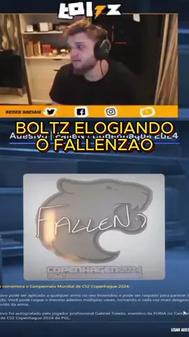 BOLTZ ELOGIANDO O FALLEN #fallen #boltz #cs2