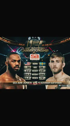 🇺🇸Jones vs 🇸🇪Gustafsson [UFC 165] #mma #UFC #highlight #jonjones #gustafsson #edit#CapCut 