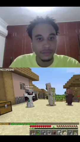 El golem menos agresivo en MINECRAFT