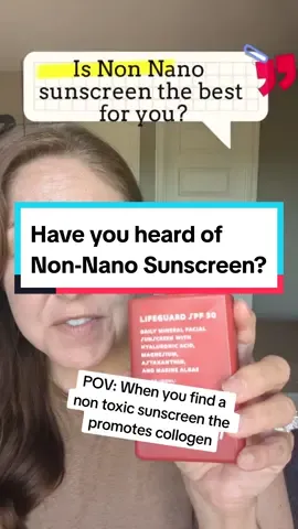 Finally a sunscreen with skin benefits♥️ #mineralsunscreen #magnesium #nontoxicskincare #nontoxicsunscreen #wellnesstips #wellnessjourney 