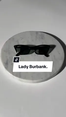 meet our Lady B. #rayban #ladyburbank #sunglasses 