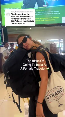 Replying to @simply.susi not a stupid question and would encourage any girl to research saftey before going! #india #traveltok #femaletraveler #indiatravel 