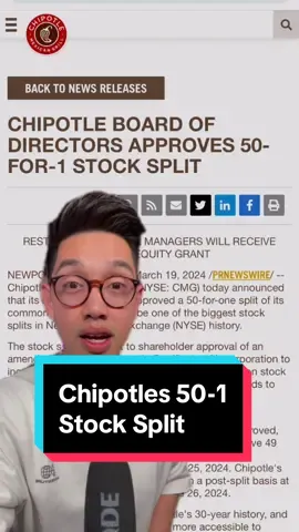 Have you heard the news with Chipotle? Watch my video to find out what it is! Follow @calltoleap for investing videos!  Follow me @calltoleap to learn more things like this about money!  @calltoleap @calltoleap @calltoleap Make sure you check out my next beginners investing master class on April 2nd at 5:30 PM PT the link to sign up is in my bio! 🔥 Let me know your thoughts in the comments below!👇 #money #investing #finance #PersonalFinance