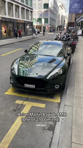 Une vraie rareté ‼️ 😁 🎥 : @1904luxury 📍 : Genève 🇨🇭 FOLLOW ME FOR MORE VIDÉOS ‼️ 👉 @1904luxury #astonmartin #rapideamr #astonmartinrapideamr #geneve #swiss #cars #carsoftiktok #carsofinstagram #luxurycars #007 #jamesbond #007jamesbond #viralvideo #viraltiktok #carslover #1904luxury 