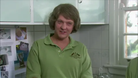 Prison officers Gran and Penny discuss what nicknames the inmates have for them. From Angry Boys on @binge  or LINK IN BIO to watch outside Australia. #gransims #legs #kerrianne #chrislilley #gransgotchas 